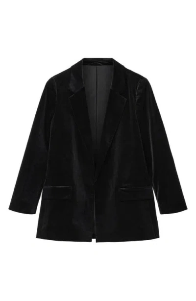 Allsaints Aleida Lapel-collar Blazer In Black