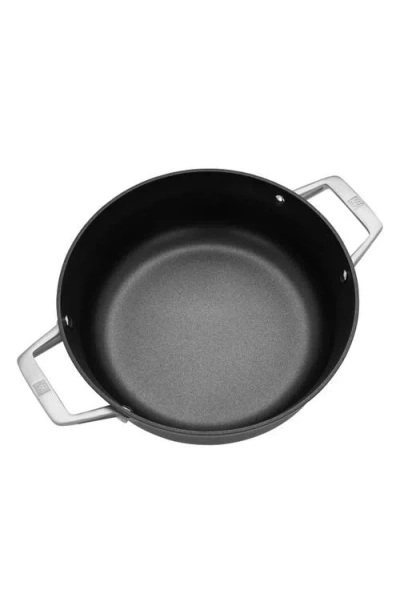 Zwilling Motion Hard Anodized Nonstick 4-quart Chef's Pan In Black