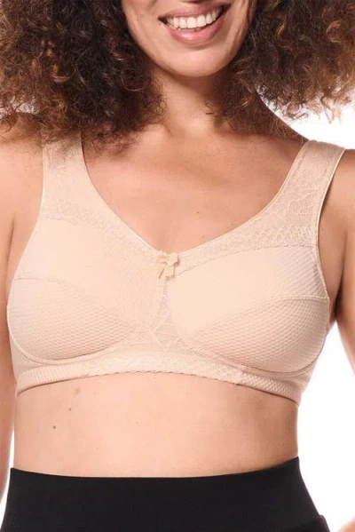 Amoena Leslie Wire-free Bra In Neutral
