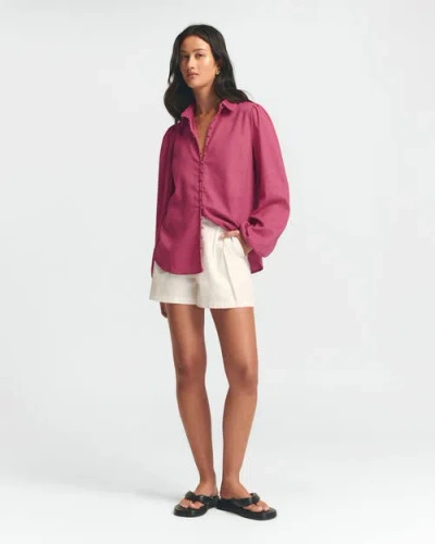 St Mrlo Pico Blouse In Pink