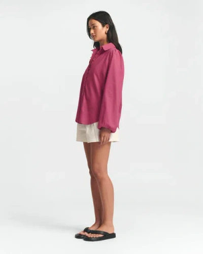 St Mrlo Pico Blouse In Pink