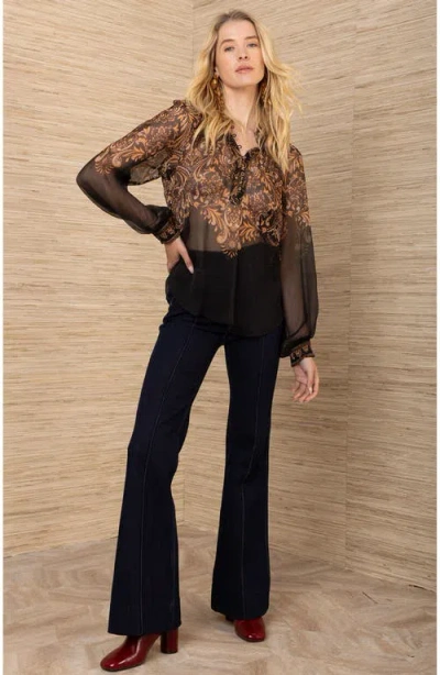 Hale Bob Rylan Silk Top In Multi