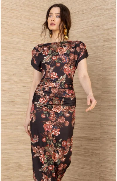 Hale Bob Iliana Jersey Dress In Black