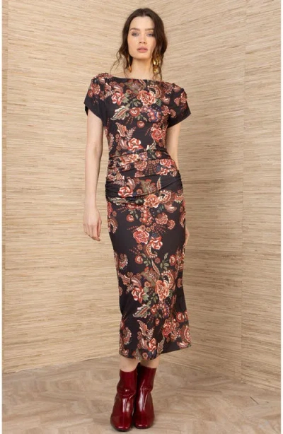 Hale Bob Iliana Jersey Dress In Black