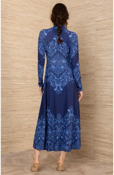 Hale Bob Ainhoa Jersey Dress In Blue