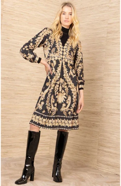 Hale Bob Judith Jersey Dress In Multi