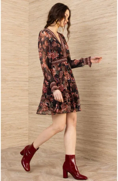 Hale Bob Paityn Chiffon Dress In Multi