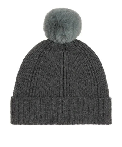 Echo Arched Rib Beanie In Gray