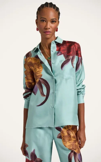 La Doublej Floral Print Shirt In Multi