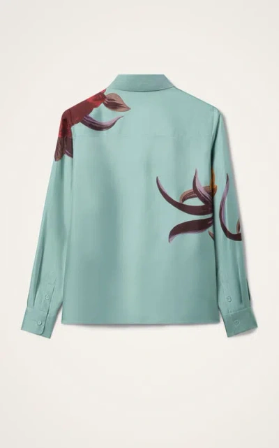 La Doublej Floral Print Shirt In Multi