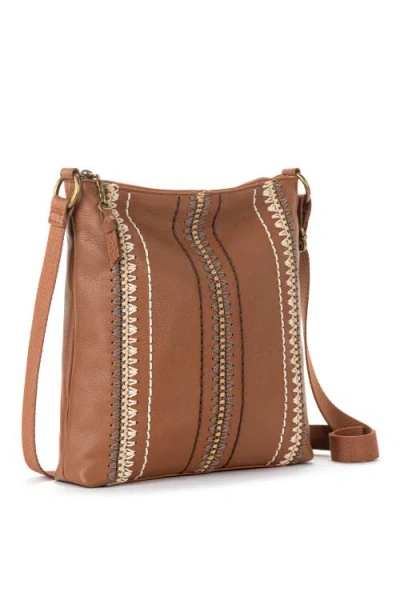 The Sak Lucia Crossbody Leather Bag In Brown