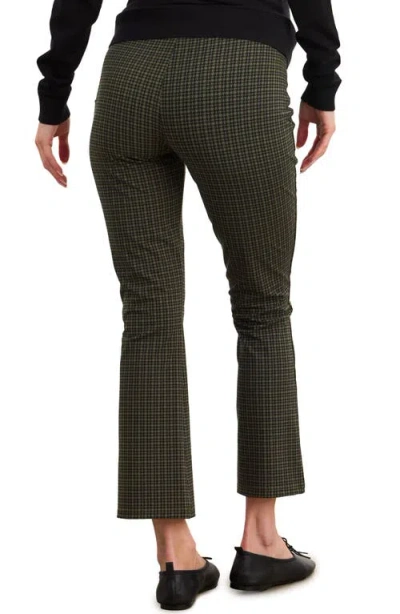 Hatch Collection The Maternity Bodyflex Crop Flare Legging In Green