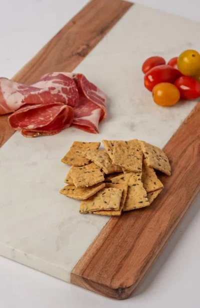 Verve Culture Marble Serving Board In Brown