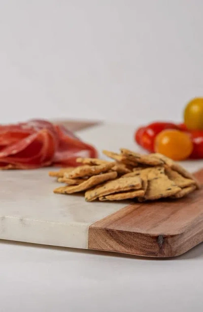 Verve Culture Marble Serving Board In Brown