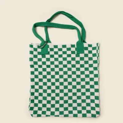 Casupo Checkered Sweater Tote Bag