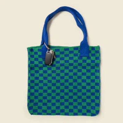 Casupo Checkered Sweater Tote Bag