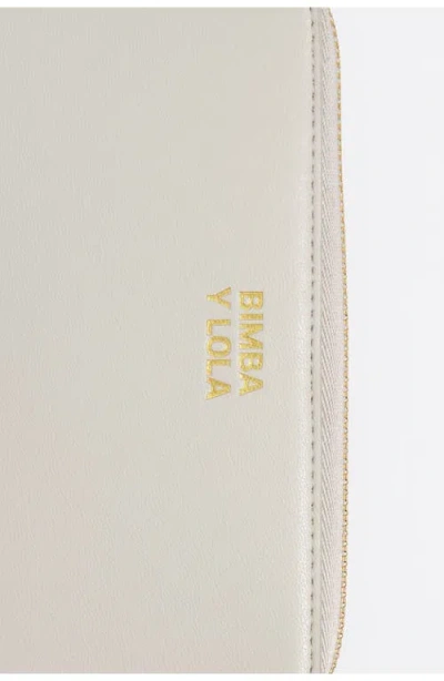 Bimba Y Lola Zip-fastening Logo Wallet In Neutral