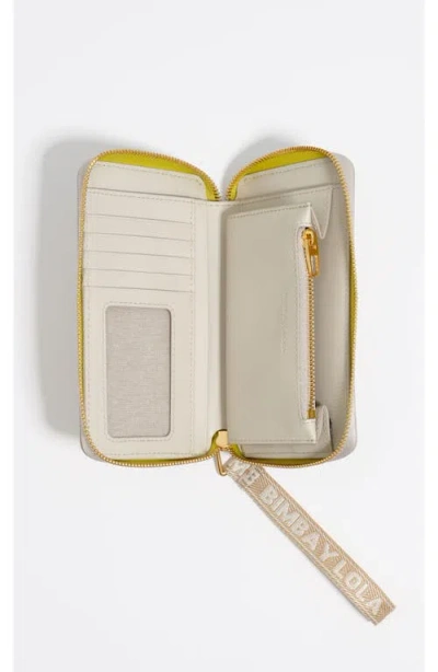 Bimba Y Lola Zip-fastening Logo Wallet In Neutral