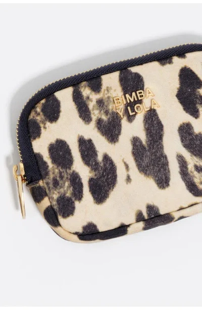 Bimba Y Lola Leopard Coin Purse In Animal Print