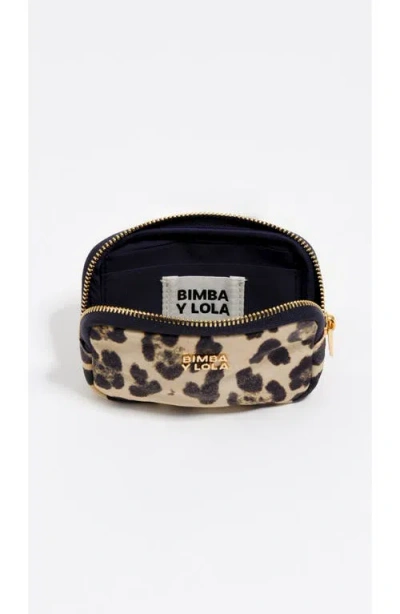 Bimba Y Lola Leopard Coin Purse In Animal Print