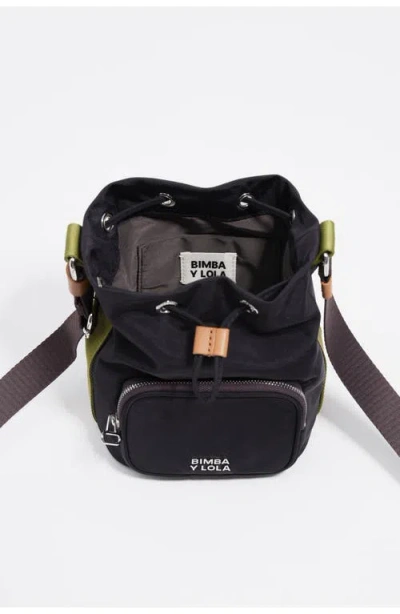 Bimba Y Lola Nylon Mini Bag Adjustable Strap In Black
