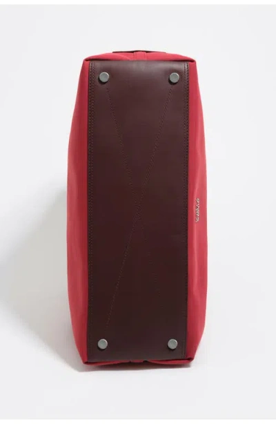 Bimba Y Lola Large Nylon Chihuahua Shopper Bag In Red