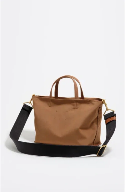 Bimba Y Lola Small Nylon Chihuahua Shopper Bag In Brown