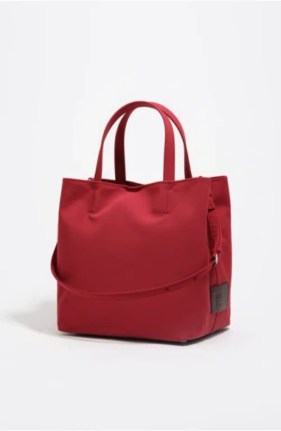 Bimba Y Lola Large Nylon Chihuahua Bag In Burgundy