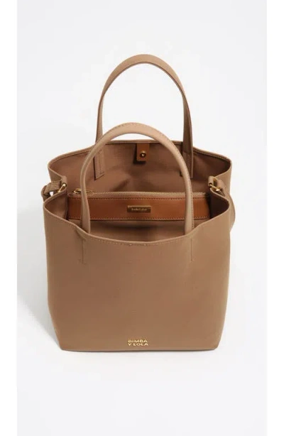 Bimba Y Lola Large Nylon Chihuahua Bag In Brown