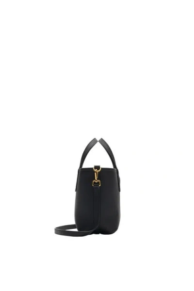 Burberry Mini Reversible Bloomsbury Tote In Black