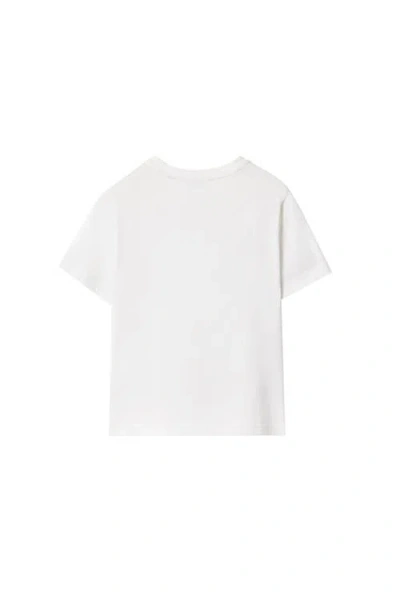 Burberry Puffer Bear Cotton T-shirt In White