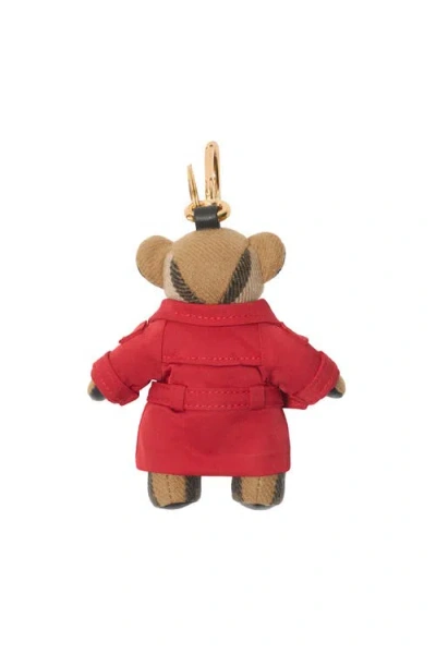 Burberry Charm Keychain Bear Thomas In Red