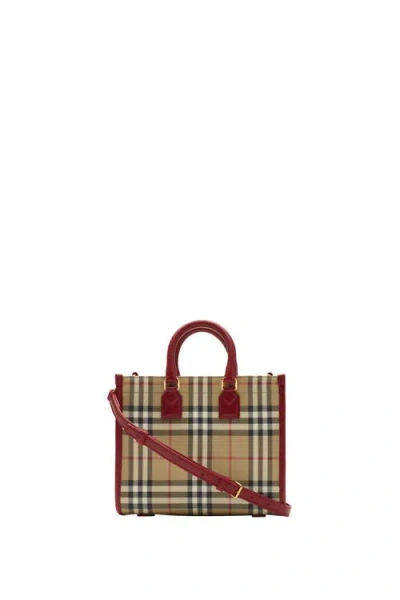 Burberry Press-stud-fastening Tote Bag In Multi