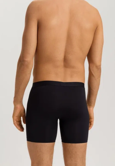 Hanro Micro Touch Long Boxer Brief In Black