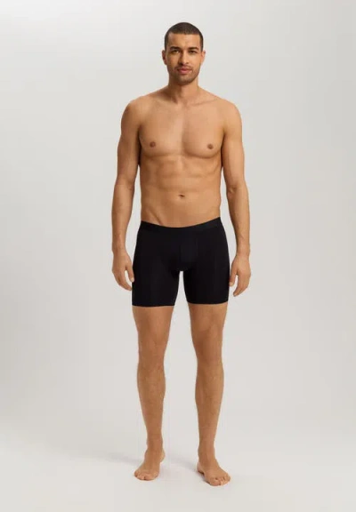 Hanro Micro Touch Long Boxer Brief In Black