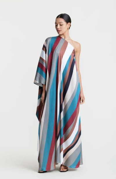 Diarrablu Satu Dress Zeph Teal In Multi