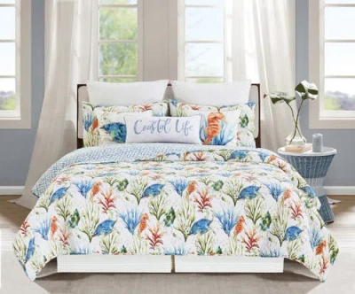 C & F Home C&f Home Marino Cotton Quilt Set In Multi