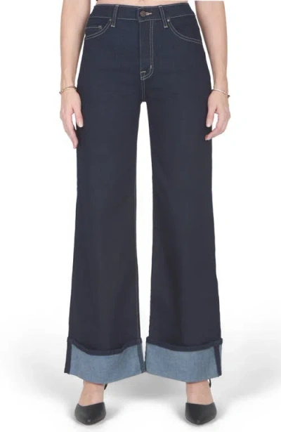 Fidelity Denim Ziggy Cuff Jeans In Black