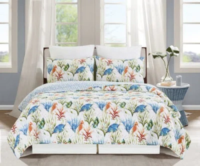 C & F Home C&f Home Marino Cotton Quilt Set In Multi