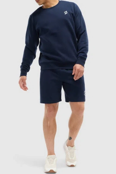 Peloton 5 In Soft Fleece Sweatshort In Blue