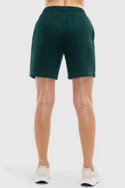 Peloton 5 In Soft Fleece Sweatshort In Green