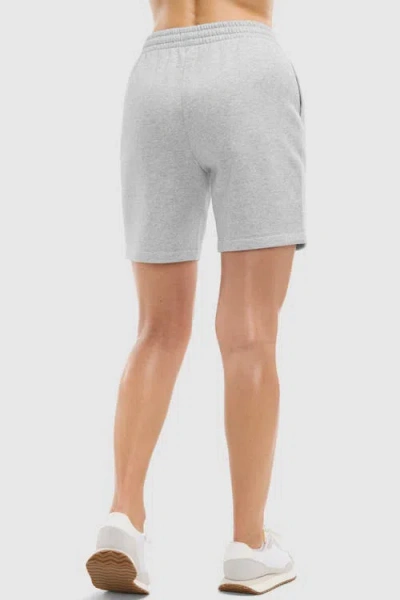 Peloton 5 In Soft Fleece Sweatshort In Gray