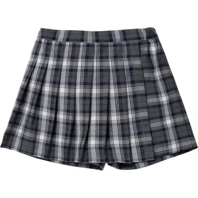 The Sunday Collective Play Pleated Skort In Gray