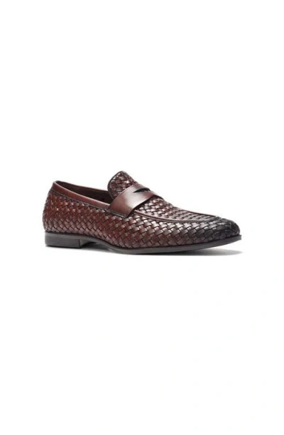 A. Veer Cairo Woven Loafer In Brown