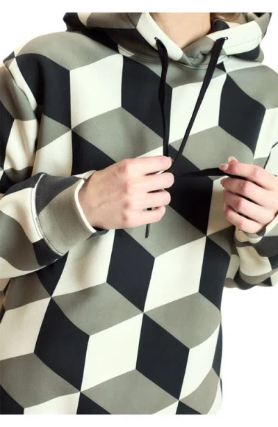 Cynthia Rowley Printed Hoodies In Green