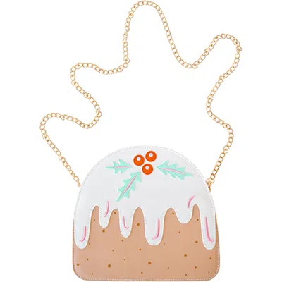 Daydream Society Baking Spirits Bright Figgy Pudding Purse In Brown