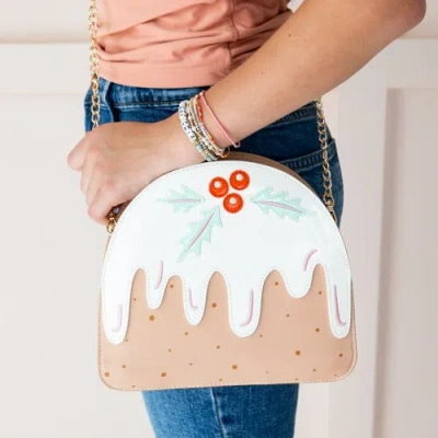Daydream Society Baking Spirits Bright Figgy Pudding Purse In Brown