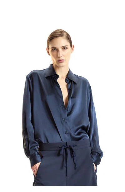 Cynthia Rowley Pinstripe Cargo Pants In Gray