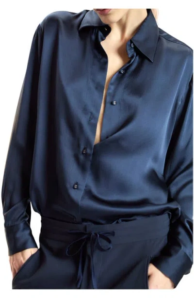 Cynthia Rowley Pinstripe Cargo Pants In Gray