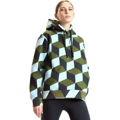Cynthia Rowley Printed Hoodies In Green